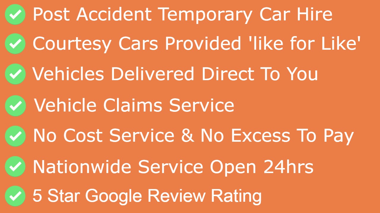 Car hire after accident