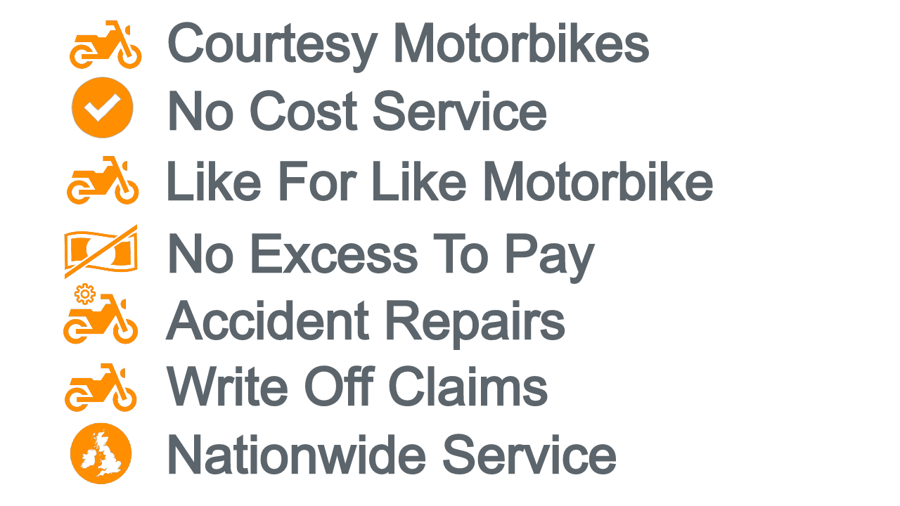 Courtesy Motorbike after accident