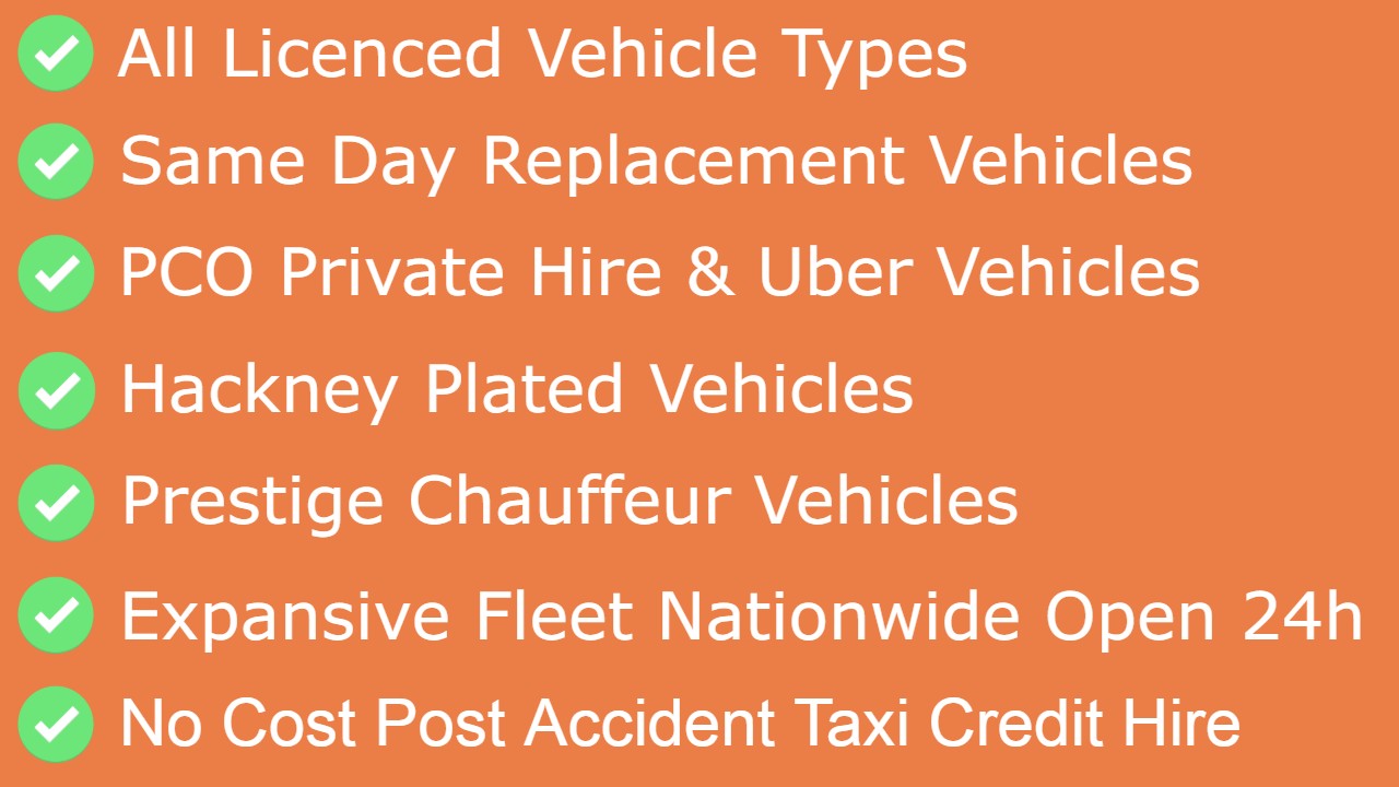 Credit Hire Taxi Replacement