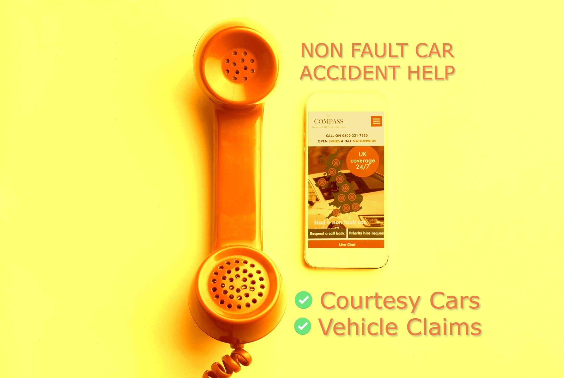 Insurance courtesy car after an accident