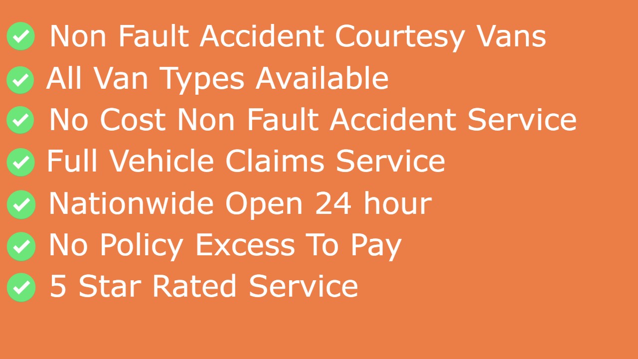Courtesy Van And Van Hire After An Accident credit hire van, courtesy van after accident, accident van hire