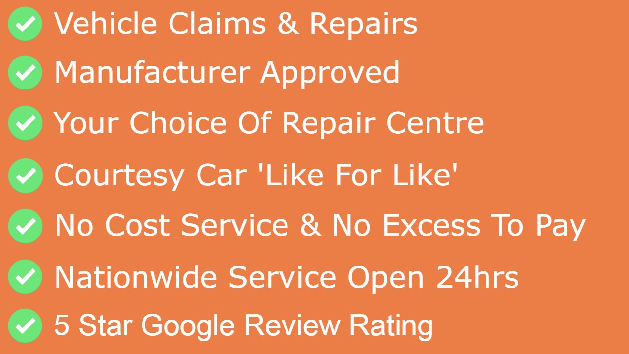 Vehicle accident claims and repairs after non fault accident